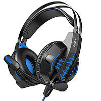 Навушники HOCO W102 Cool tour gaming headphones Blue