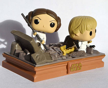 Колекційна фігурка Bobble 2-Pack: Star Wars: Luke & Leia Trash Compactor