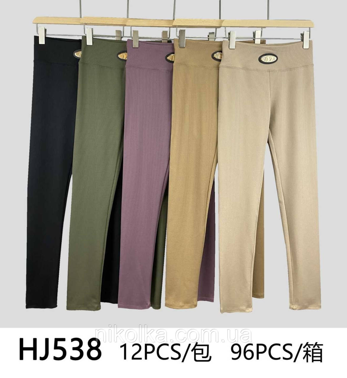 Лосини рубчик жіночі оптом, S-XL рр., арт. HJ538