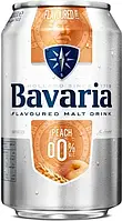Пиво світле фільтроване безалкогольне Bavaria Peach 0% 0,33л Нідерланди