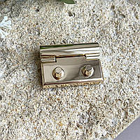 Замок сумковий фурла, колір золото, р. 30*45мм