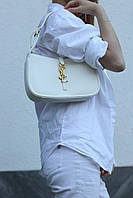 YSL hobo white 26х16х6 женские сумочки и клатчи высокое качество