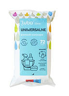 Влажные салфетки Luba CLEAN для уборки универсальные 72 шт.