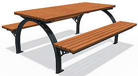 Стіл з лавками Копенгаген SiverSport LPS709