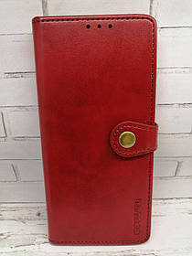 Чохол-книжка для Xiaomi Redmi Note 12S з бічною підставкою Getman червоний