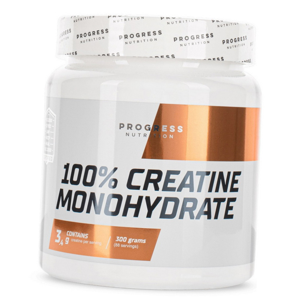Креатин Progress Nutrition 100% Creatine Monohydrate 300г Vitaminka