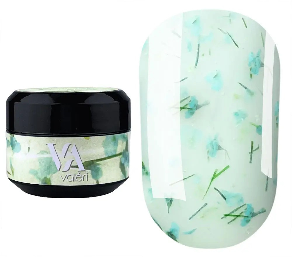 Valeri Flower garden gel (06) Гель з сухоцвітом для дизайну 5 мл