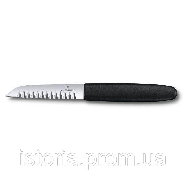 Кухонный нож для фигурной нарезки Victorinox Decorating 8,5 см Черный (7.6054.3) IS, код: 1709242 - фото 1 - id-p1920788047