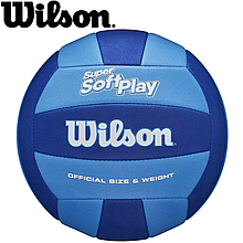 М'яч волейбольний Wilson SUPER SOFT PLAY Royal/Navy OF розмір №5