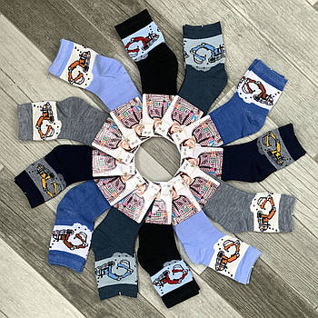 Шкарпетки дитячі демісезонні бавовна Малюк, розмір S (24-27), асорті, 171