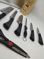 Набір ножів із підставкою Rainberg RB-8806, Набір ножів для м'яса, Набір ножів для кухні, Кухонні ножі