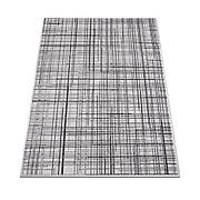 67х200 Килим без ворсу на гумовій основі, не ковзає Flex 19171/08 сіра абстракція