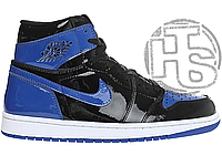 Женские кроссовки Air Jordan 1 Retro Black Royal Blue Lacquer ALL10765