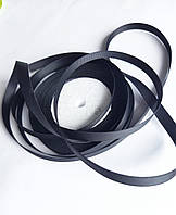 Репсова стрічка No 39 (чорний) завширшки 1 см