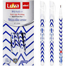Ручка масляна "Luva" "Ellott" ET2306-50 синя MZOPT