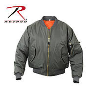 Куртка мужская бомбер Rothco MA1 Flight Jacket оливковая