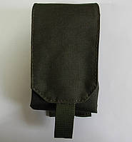 Подсумок армейский для сброса пустых магазинов Сумка сброса патронов тактическая универсальная Олива