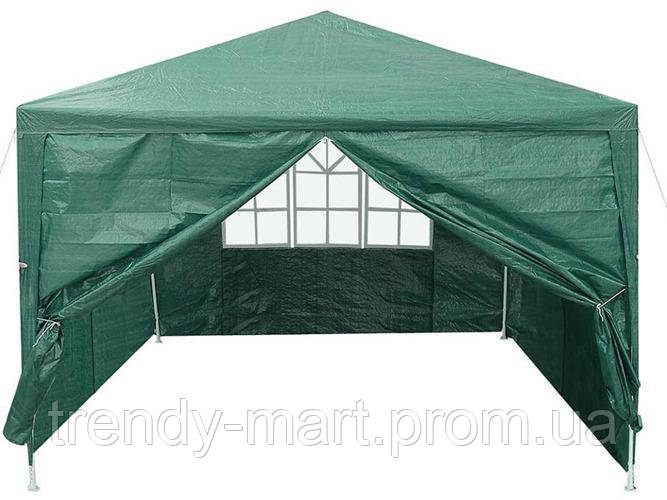 Большой садовый тент шатер 3х3 для дачи, садовые тенты и шатры, дачные павильоны шатры и беседки для дачи сада - фото 10 - id-p1907323364