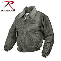 Лётная куртка мужская бомбер CWU-45P Flight Jacket Sage Rothco олива