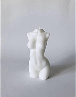 Свічка "жіночий торс" ручної роботи свіча "жінка" свечка