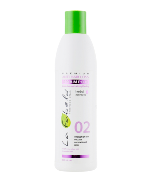Професійний шампунь від випадіння волосся La Fabelo Anti Hair Loss 300ml Італія, фото 1