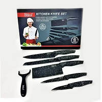 Набір металокерамічних ножів 6 шт Bass B4881