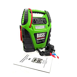 Багатофункціональний пусковий пристрій Bass Polska 5970 + компрессор + LED лампа + USB, фото 4