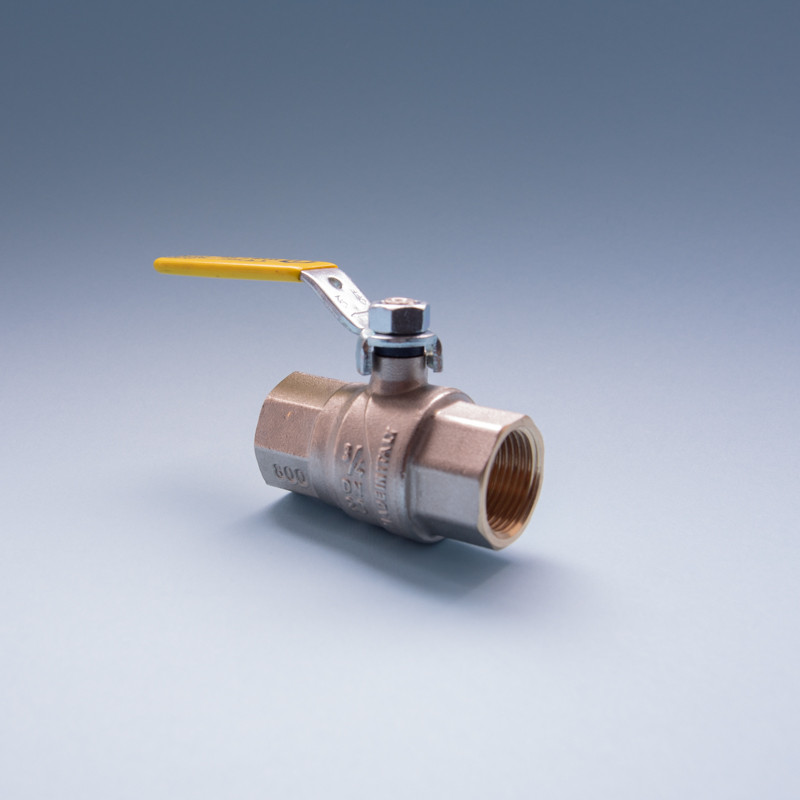 Кран кульовий латунний FIV Futurgas Ду 20 В/В для газу (рукоятка)