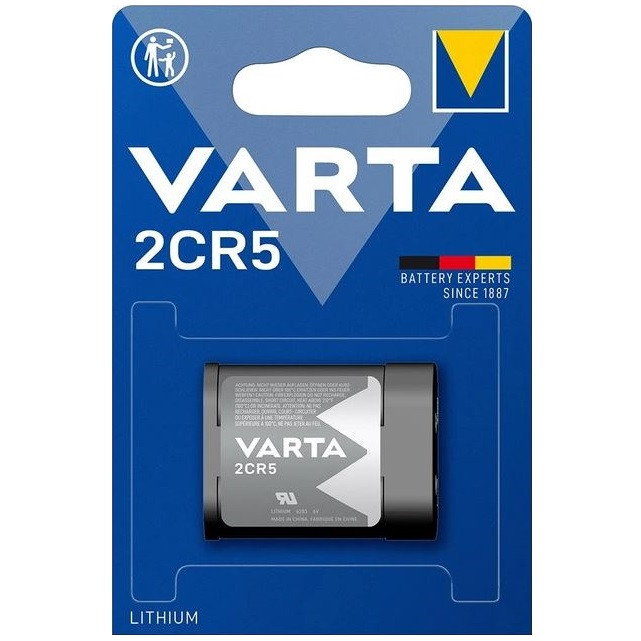 Батарейка VARTA 2CR5 BLI 1 LITHIUM, ш.4008496537204, фото 1
