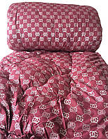 Одеяло двуспальное наполнитель холофайбер 180х210/Одеяло зимнее на холофайбере