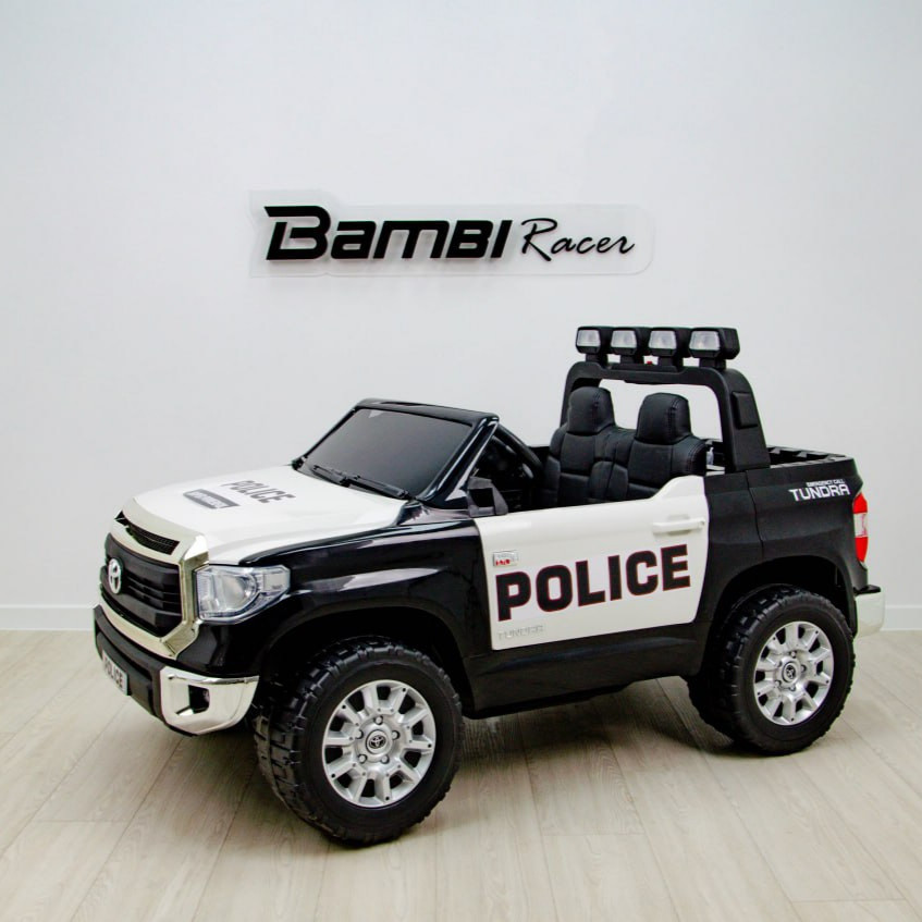 Дитячий електромобіль Toyota Police (двомісний) з пультом управління  2.4 G, фото 1