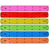 Лінійка 30 см. "Неломайка" пластикова, кольорова (ESA-0031)