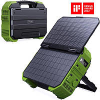 Портативна електростанція Browey Solar Panel 22W PN-600 EU Version AC/DC, 2 USB/Type-C, 600 W, PD/QC