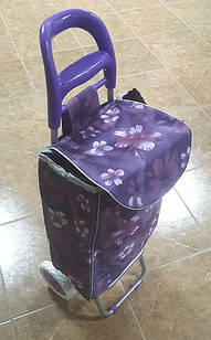 Тачка сумка з коліщатами кравчучка 96см MH-1900 Flower Violet