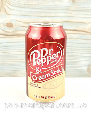 Газований напій Dr. Pepper Cream Soda 355 мл США