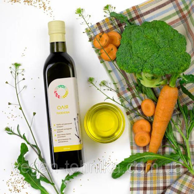 Рижієва олія холодного віджиму (сиродавлена) нерафінована – Омега-кислоти та вітаміни, фото 1