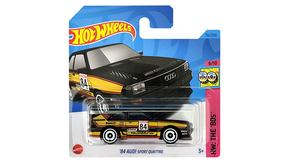 Машинка Базова Hot Wheels '84 Audi Sport Quattro The `80S 1:64