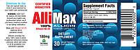 Allimax, Allicin — аліцин — капсули з порошком 100%-ного аліцину, 180 мг, 30 капсул BX224, фото 4