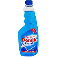 Засіб для миття вікон запаска Domik expert з нашатирним спиртом 750 мл