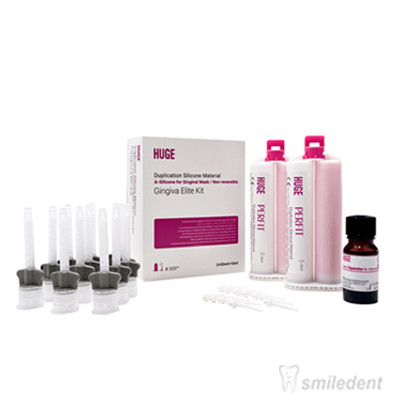 А-Силікон для відтворення ясен на моделі. Gingiva Elite Kit.