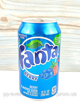 Газований напій Fanta Berry 355 мл (США)