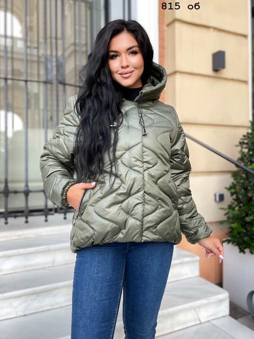 Модна жіноча куртка батальна   815 об, фото 1