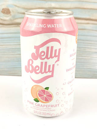 Газований напій без цукру Jelly Belly Pink Grapefruit 355 мл (США)