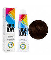 Краска для волос Super Kay Hair Color Cream 5.00 светло коричневый интенсивный, 180 мл