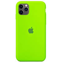 Чохол-накладка Silicone Case (AA) для Apple iPhone 11 Pro lime green