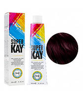 Краска для волос Super Kay Hair Color Cream 5.55 светло-каштановый красное дерево интенсивный, 180 мл