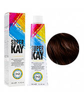 Краска для волос Super Kay Hair Color Cream 6.23 темно-табачный блондин, 180 мл