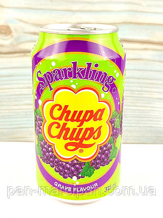 Газований напій з ароматом винограду Chupa Chups 345 мл (Корея)