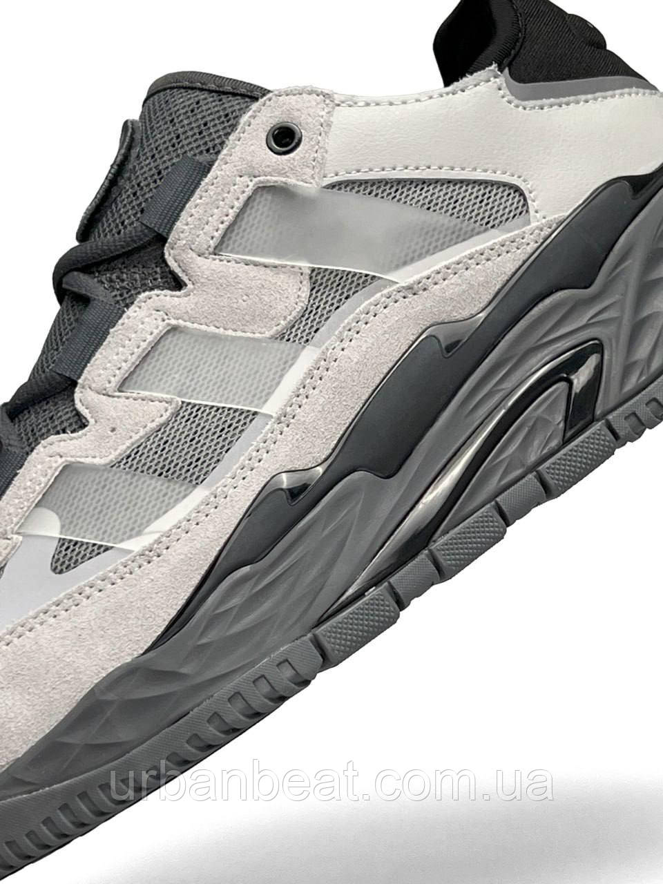 Мужские кроссовки Adidas Niteball Gray 43 - фото 10 - id-p1920974664