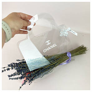 Сумочка для квітів  з ручками маленька  25*20*5 см